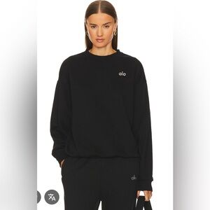Alo pullover crewneck accolade Sweatshirt black logo